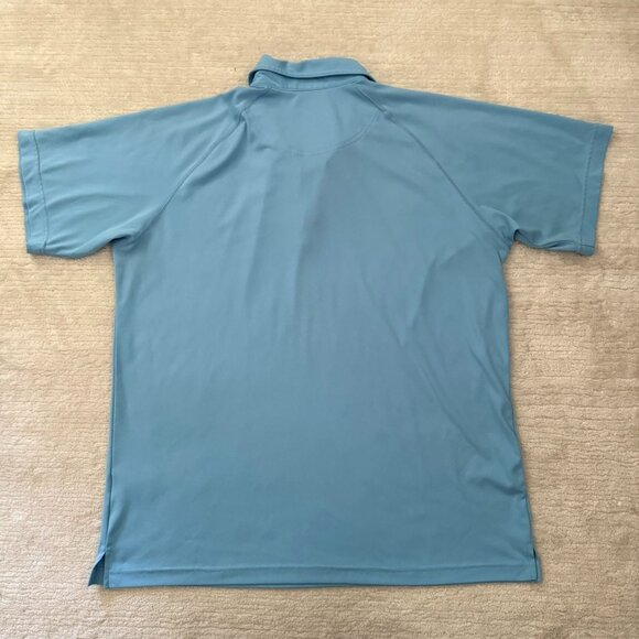 Columbia Polo Shirt Size XL Light Blue Short Sleeve Performance Fabric - Picture 4 of 13